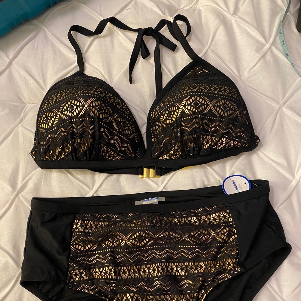 Swimsuits for All plus size bikini - size 20 NWT